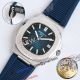 ppf clone Patek Philippe Nautilus 5711 blue face strap watch (2)_th.jpg